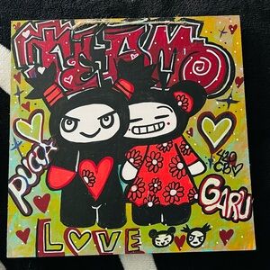 Pucca and Garu Art Canvas